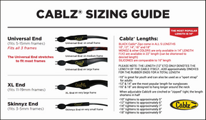 Cablz Adjustable Zipz Skinnyz